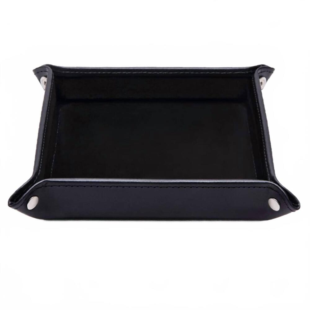 NEW ETTINGER lifestyle leather travel tray in black